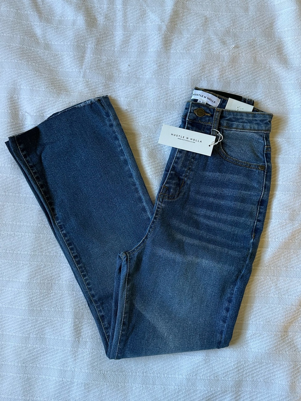 Hustle N Holla Flare Jeans